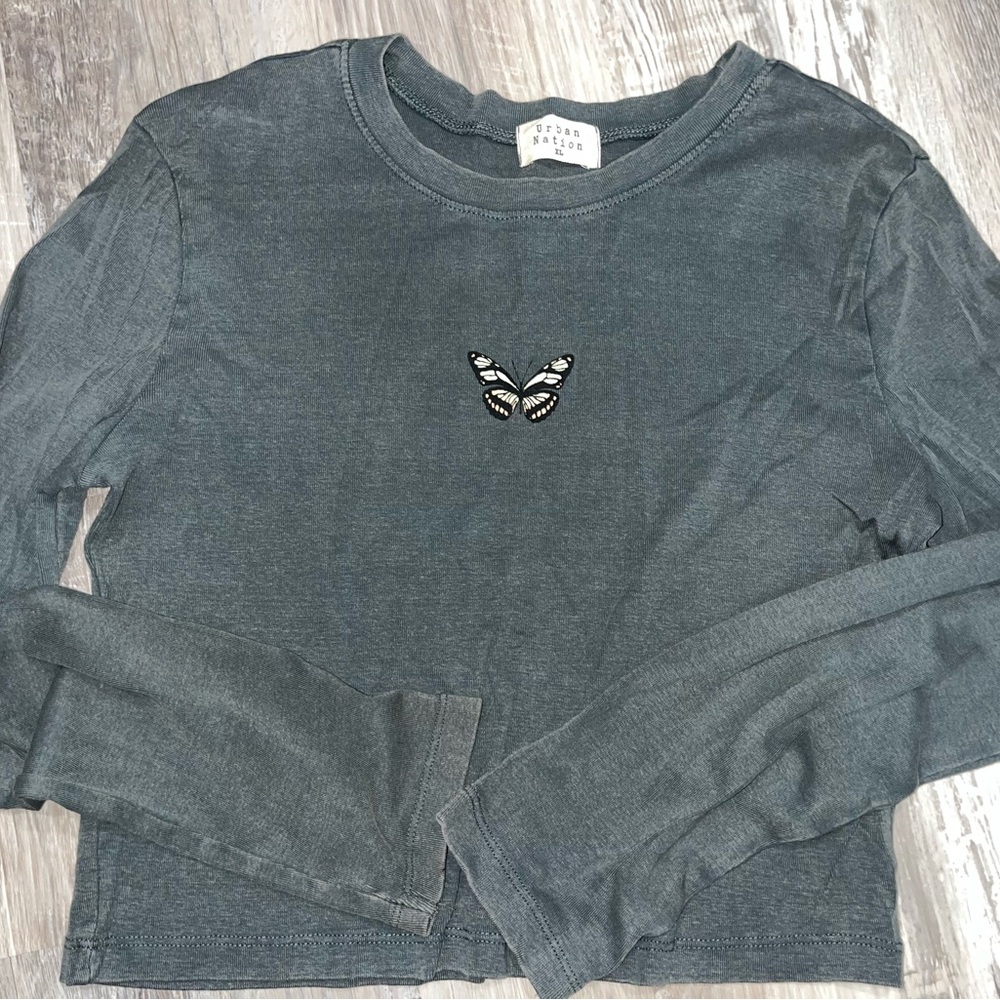 Long Sleeve Crop Top